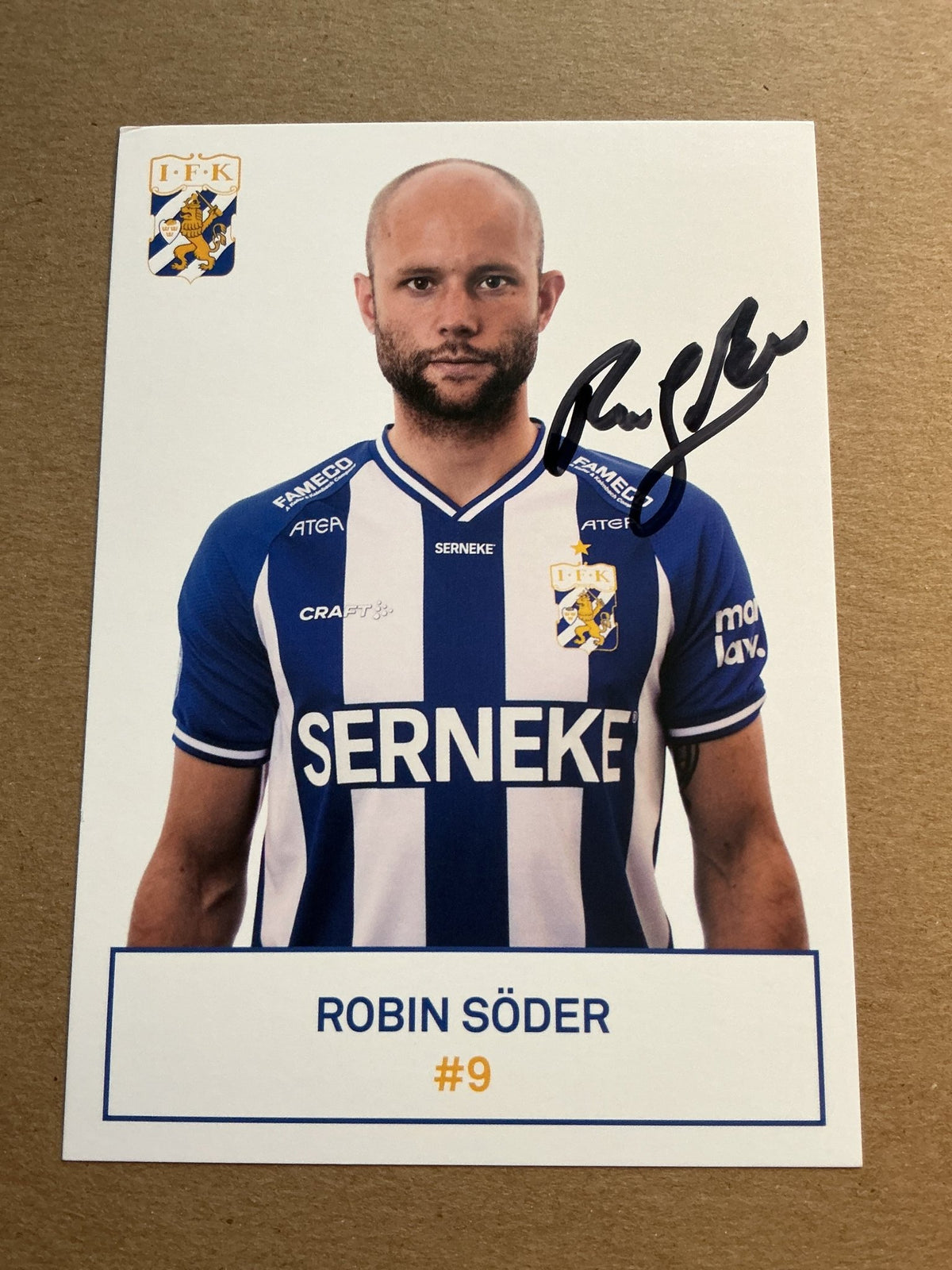 Robin Söder, Sweden 🇸🇪 IFK Göteborg 2021/22 hand signed - Autographs-World