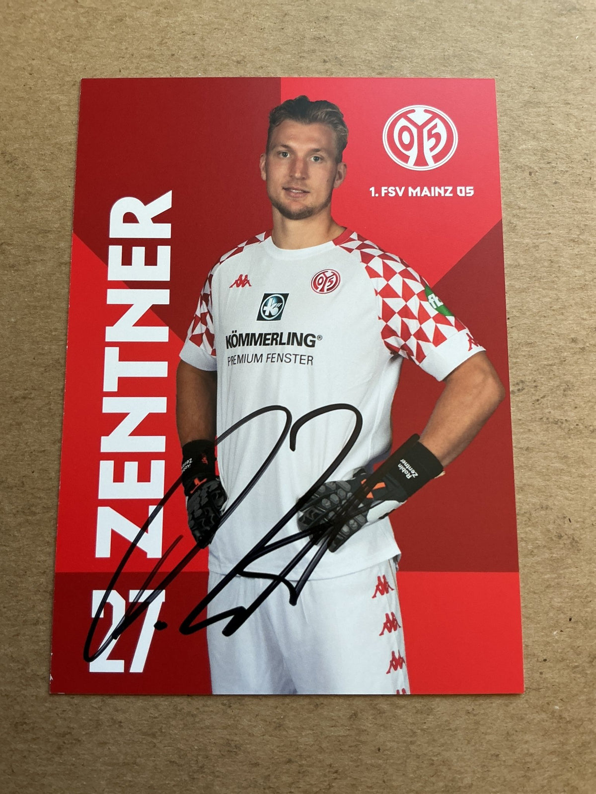 Robin Zentner, Germany 🇩🇪 FSV Mainz 05 2020/21 hand signed - Autographs-World