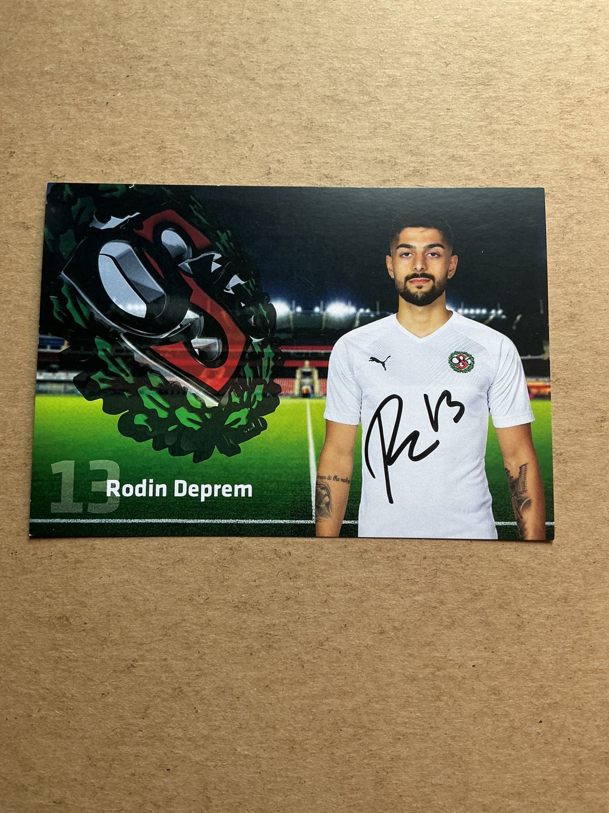 Rodin Deprem, Sweden 🇸🇪 Örebro SK 2019/20 hand signed - Autographs-World