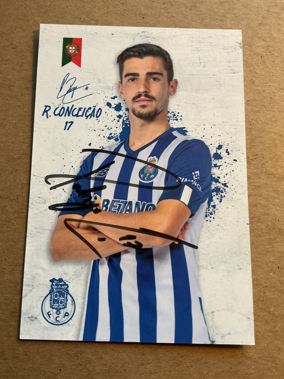 Rodrigo Conceiçao, Portugal 🇵🇹 FC Porto 2022/23 hand signed - Autographs-World