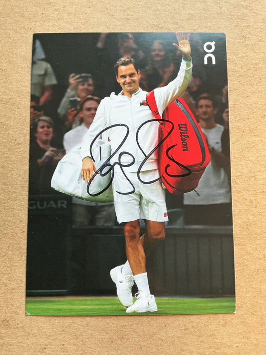 Roger Federer, Switzerland 🇨🇭 Tennis Sports 2025 hand signed - Autographs-World