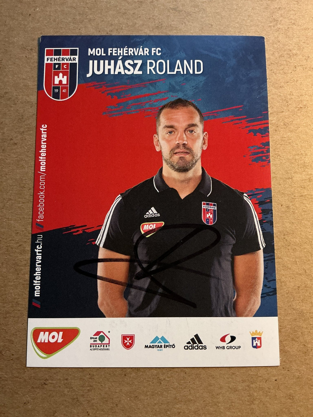 Roland Juhász, Hungary 🇭🇺 Fehérvár FC 2021/22 hand signed - Autographs-World