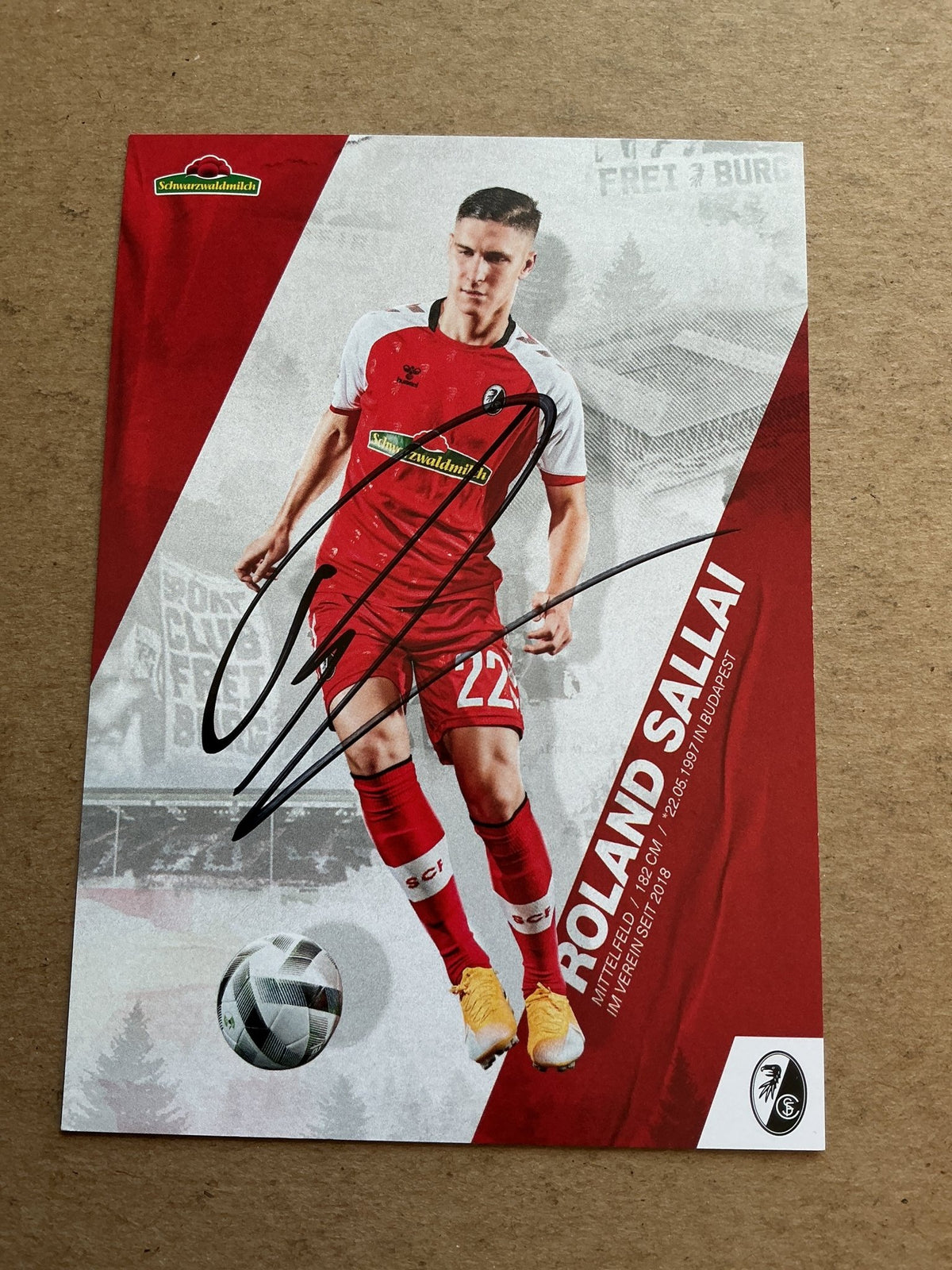 Roland Sallai, Hungary 🇭🇺 SC Freiburg 2020/21 hand signed - Autographs-World