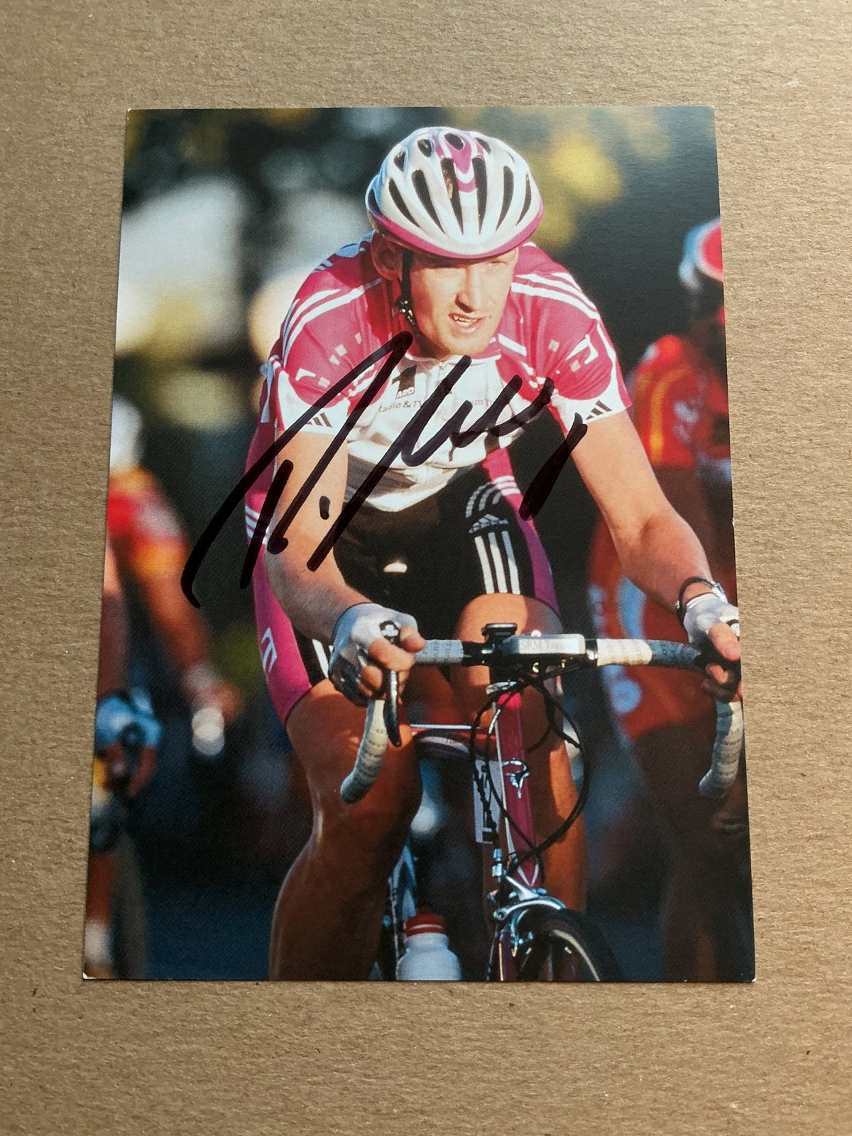 Rolf Aldag, Germany 🇩🇪 Cycling Summer Olympics hand signed - Autographs-World