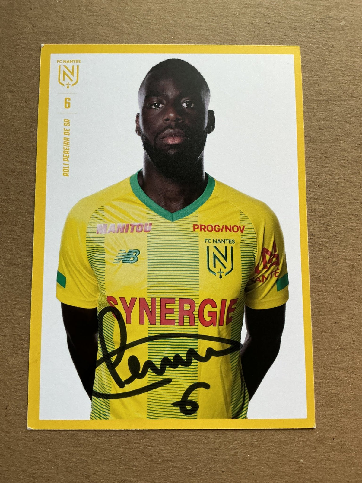 Roli Pereira de Sa, France 🇫🇷 FC Nantes 2019/20 hand signed - Autographs-World