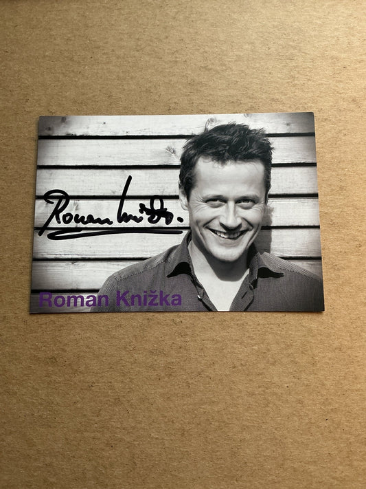Roman Knižka, Germany 🇩🇪 Actor 2026 hand signed - Autographs-World