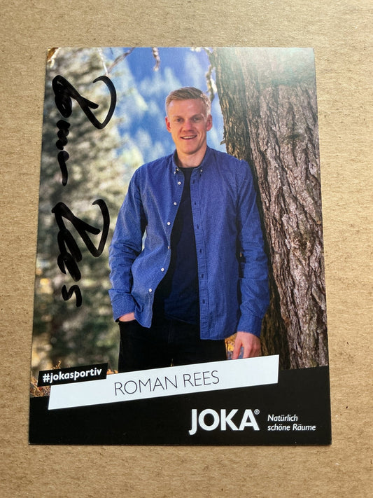 Roman Rees, Germany 🇩🇪 Biathlon 2023/24 hand signed - Autographs-World