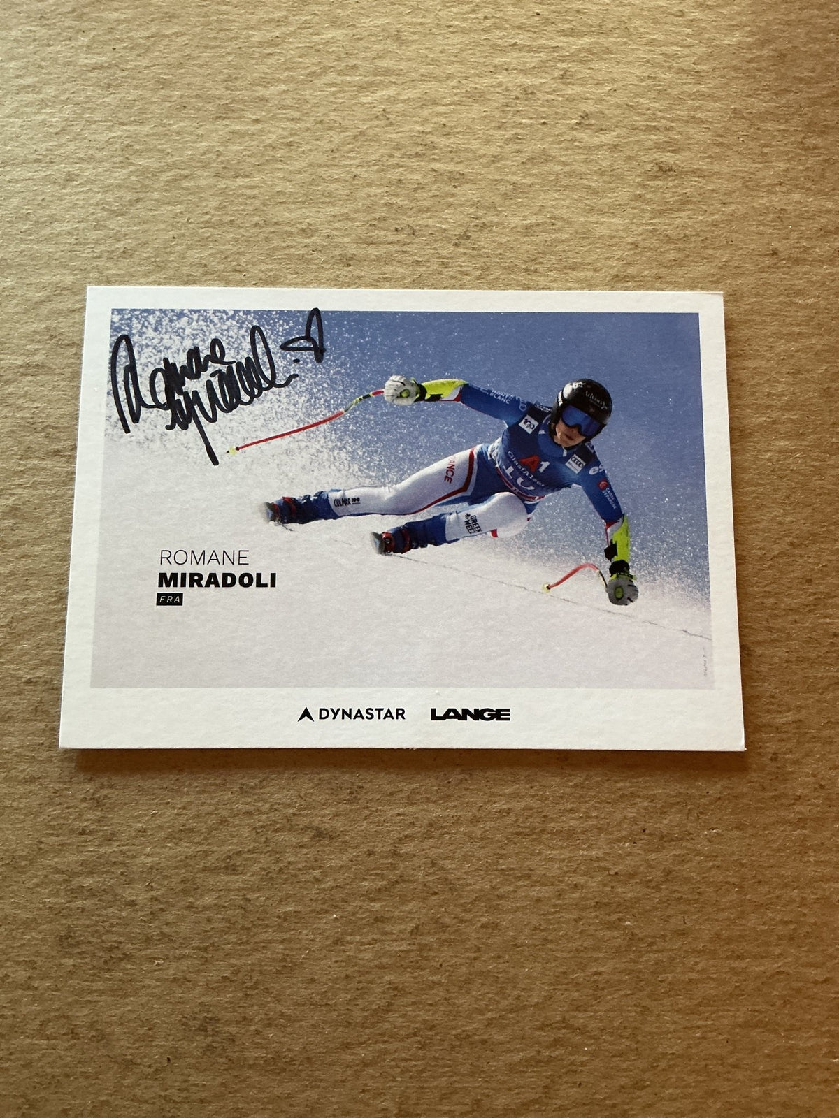 Romane Miradoli, France 🇫🇷 Alpine 2023/24 hand signed - Autographs-World