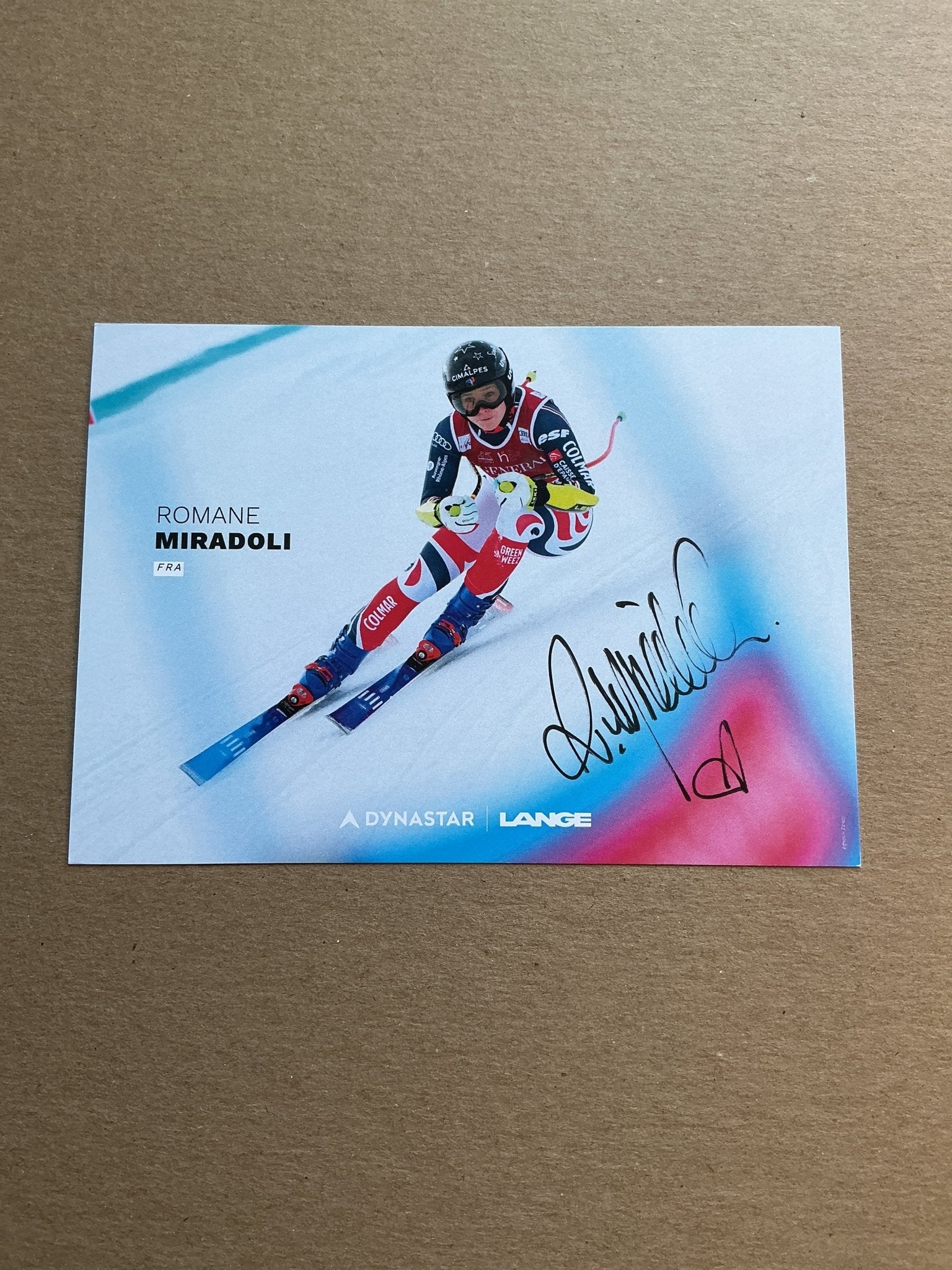 Romane Miradoli, France 🇫🇷 Alpine Winter 2025/26 hand signed - Autographs-World