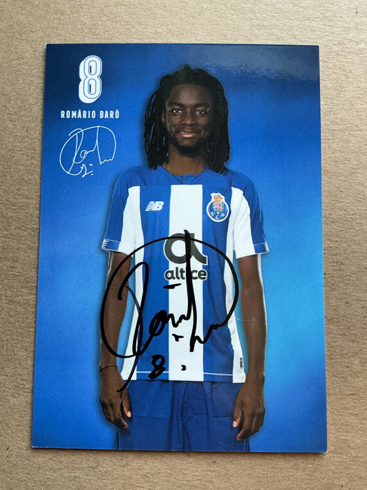 Romário Baró, Portugal 🇵🇹 FC Porto 2019/20 hand signed - Autographs-World