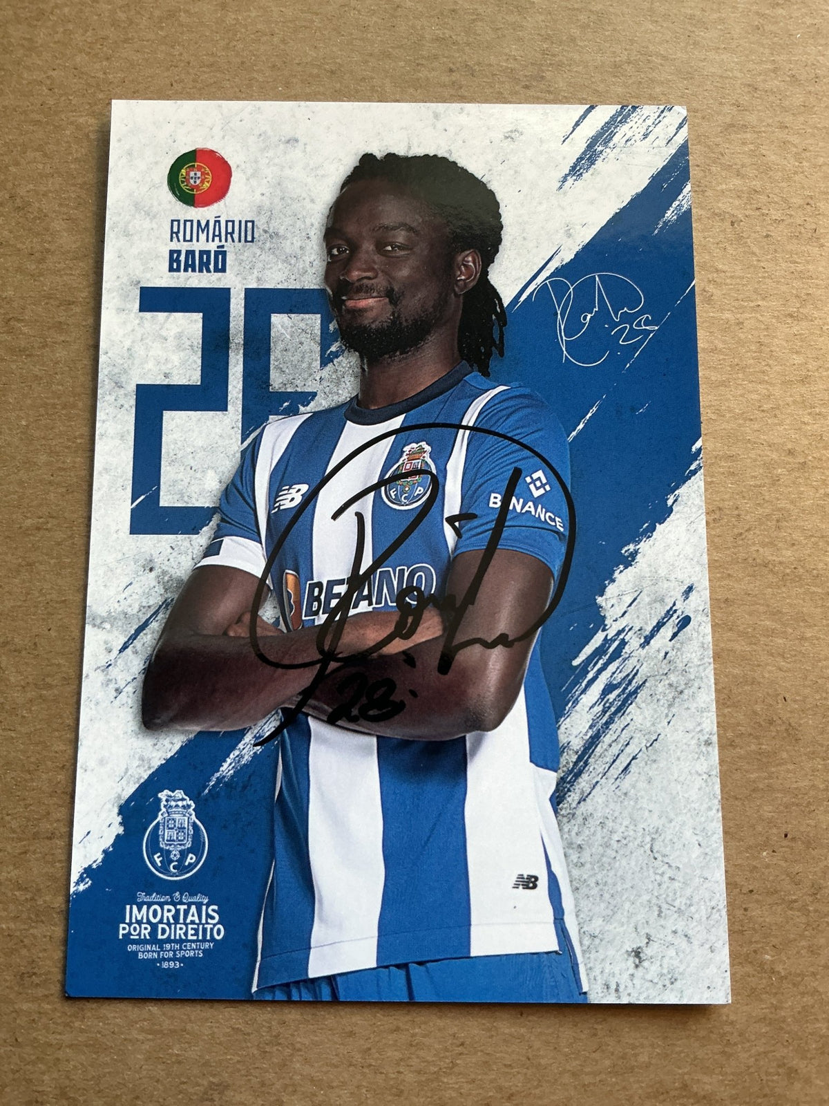 Romário Baró, Portugal 🇵🇹 FC Porto 2023/24 hand signed - Autographs-World