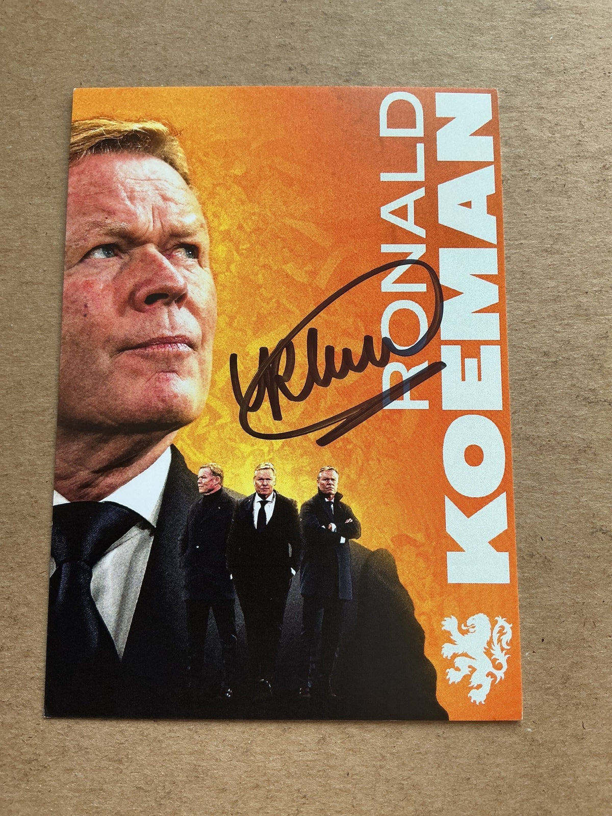 Ronald Koeman, Netherlands 🇳🇱 UEFA Euro 2024 hand signed - Autographs-World