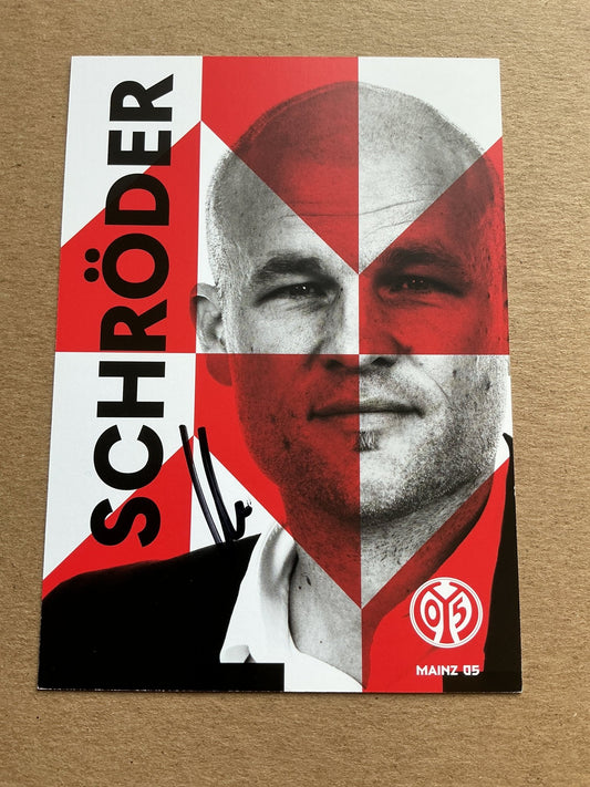 Rouven Schröder, Germany 🇩🇪 FSV Mainz 05 2019/20 hand signed - Autographs-World