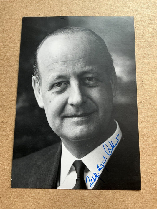 Rudolf-August Oetker, Germany 🇩🇪 Industrialist hand signed - Autographs-World