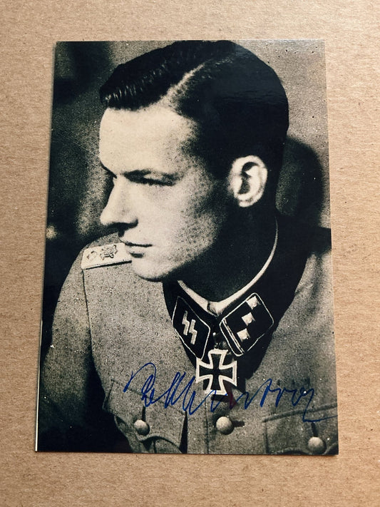 Rudolf von Ribbentrop, Germany 🇩🇪 Officer WW2 hand signed - Autographs-World