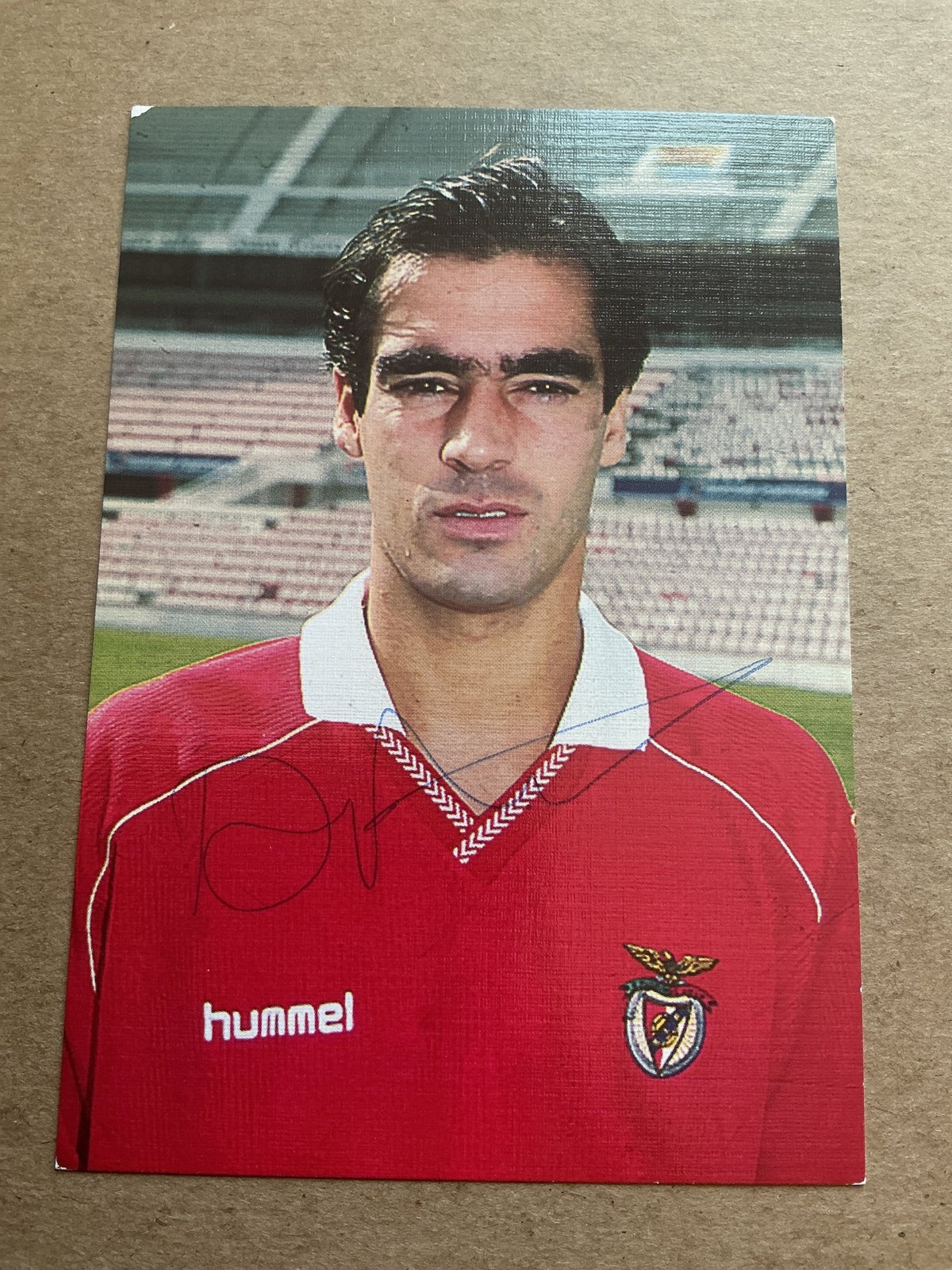 Rui Aguas, Portugal 🇵🇹 SL Benfica 1992/93 hand signed - Autographs-World