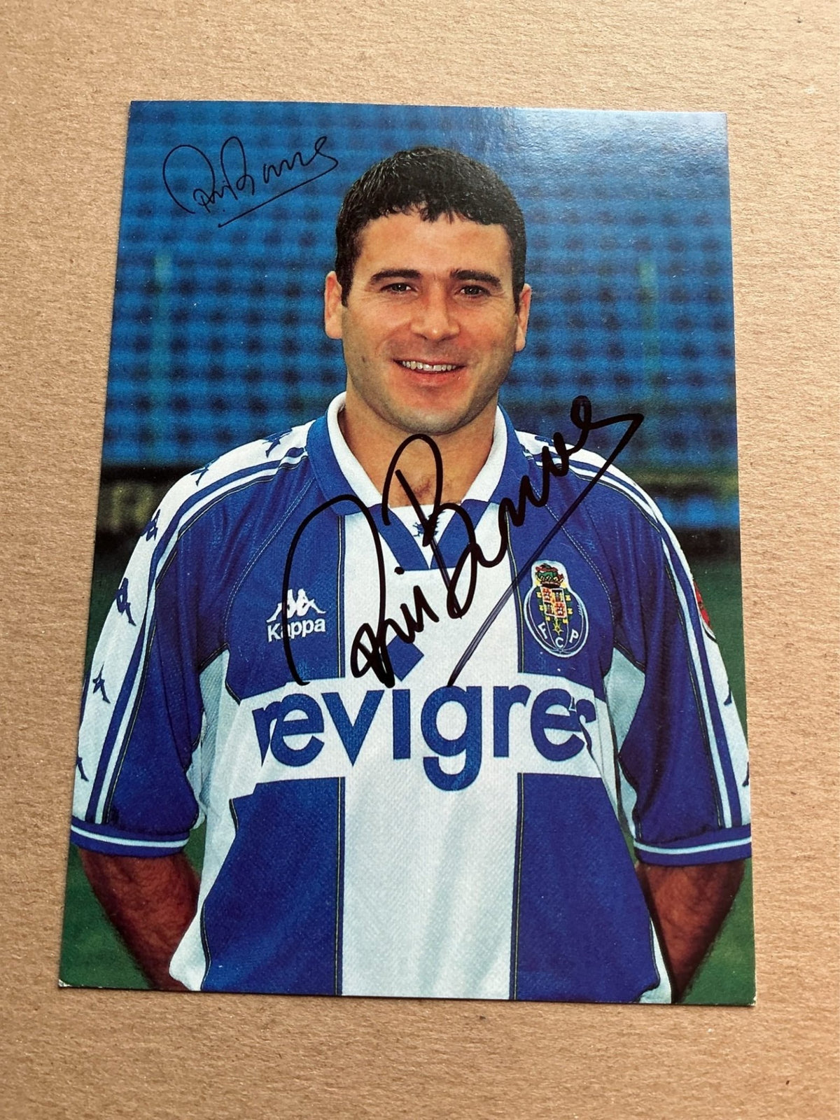 Rui Barros, Portugal 🇵🇹 FC Porto 1997/98 hand signed - Autographs-World
