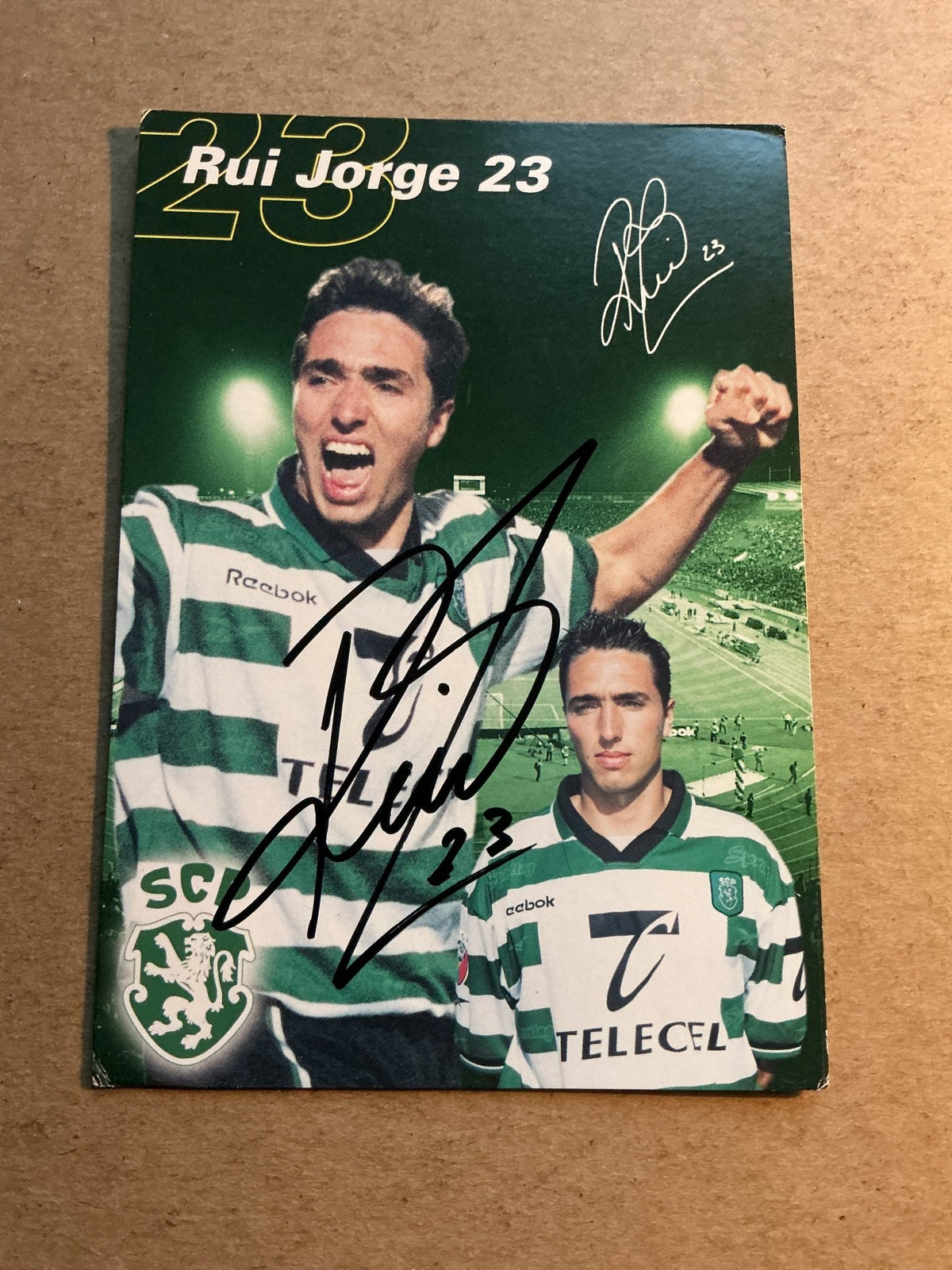 Rui Jorge, Portugal 🇵🇹 Sporting CP 1999/00 hand signed - Autographs-World