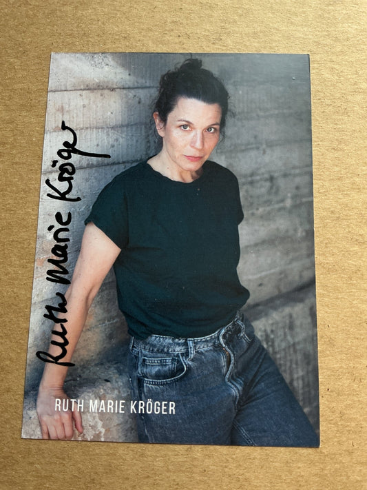 Ruth Marie Kröger, Germany 🇩🇪 Actress 2025 hand signed - Autographs-World