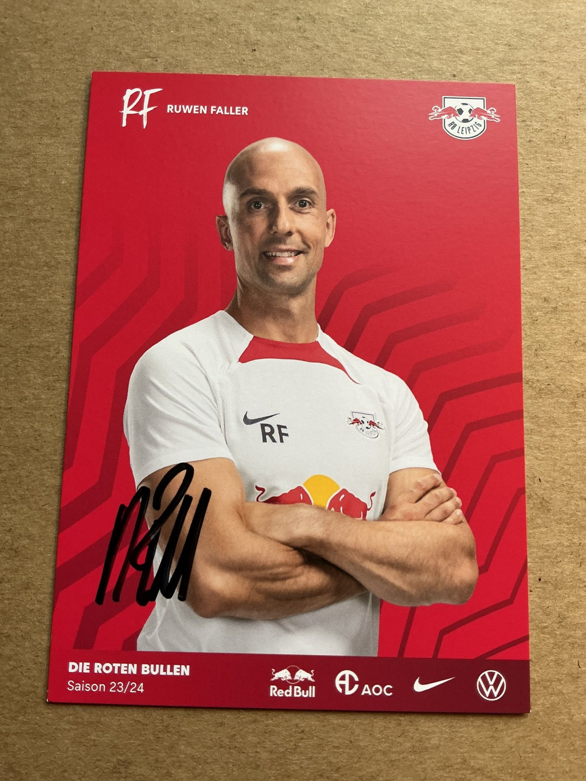 Ruwen Faller, Germany 🇩🇪 RB Leipzig 2023/24 hand signed - Autographs-World