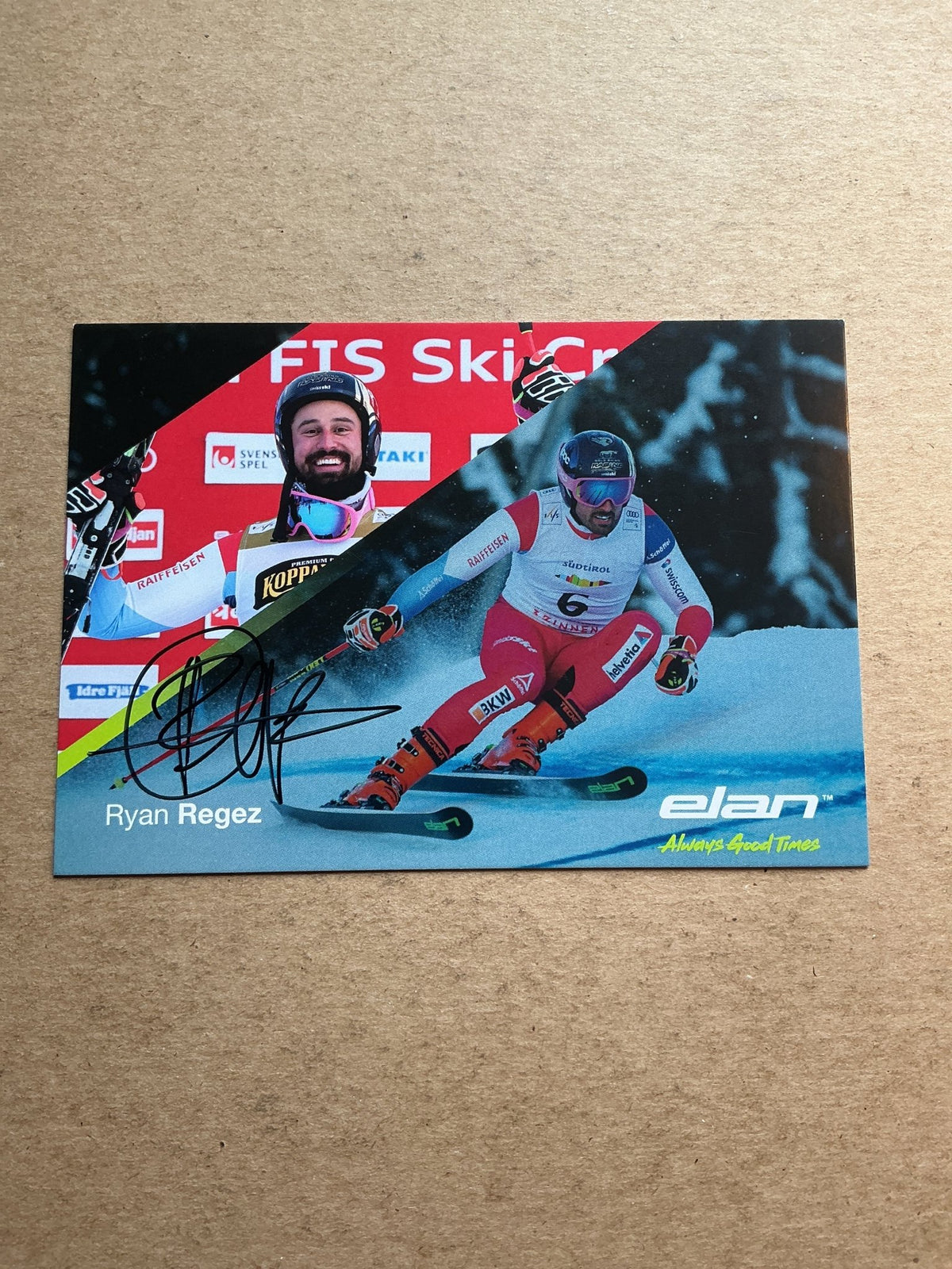 Ryan Regez, Switzerland 🇨🇭 Freestyle 2023/24 hand signed - Autographs-World
