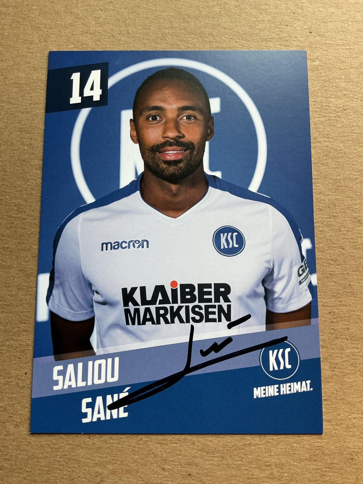 Saliou Sané, Germany 🇩🇪 Karlsruher SC 2019/20 hand signed - Autographs-World