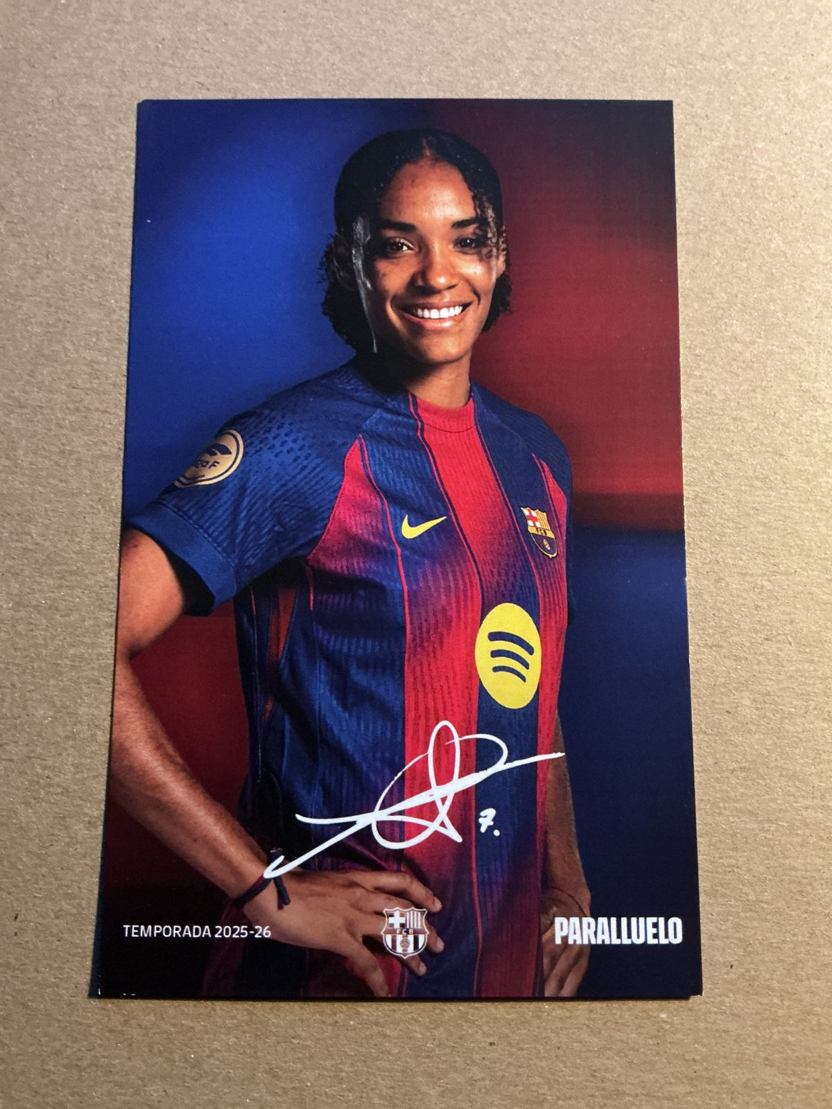 Salma Paralluelo, Spain 🇪🇸 FC Barcelona Femení 2025/26 unsigned - Autographs-World