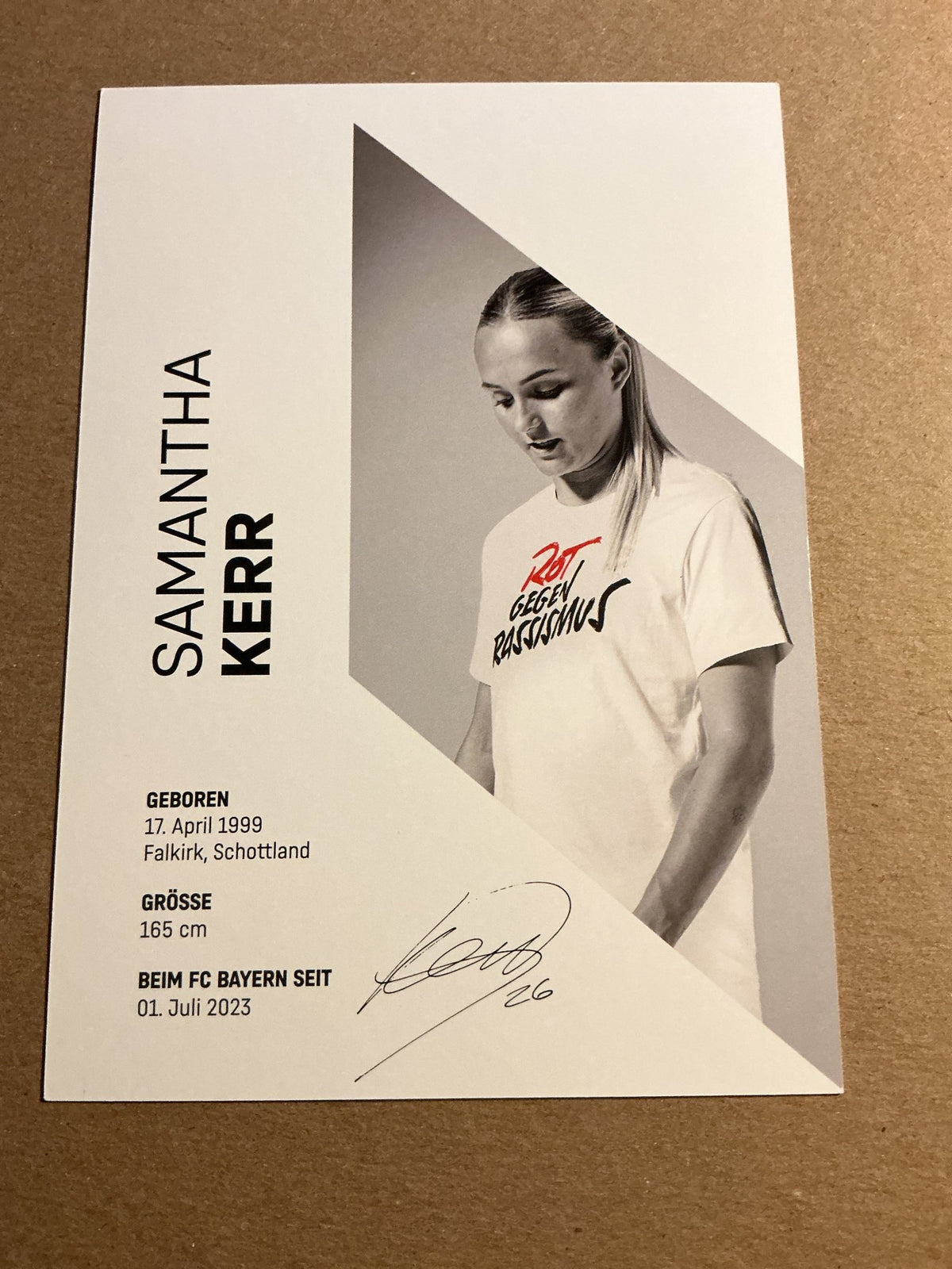 Samantha Kerr, Scotland 🏴󠁧󠁢󠁳󠁣󠁴󠁿 FC Bayern München 2023/24 hand signed - Autographs-World
