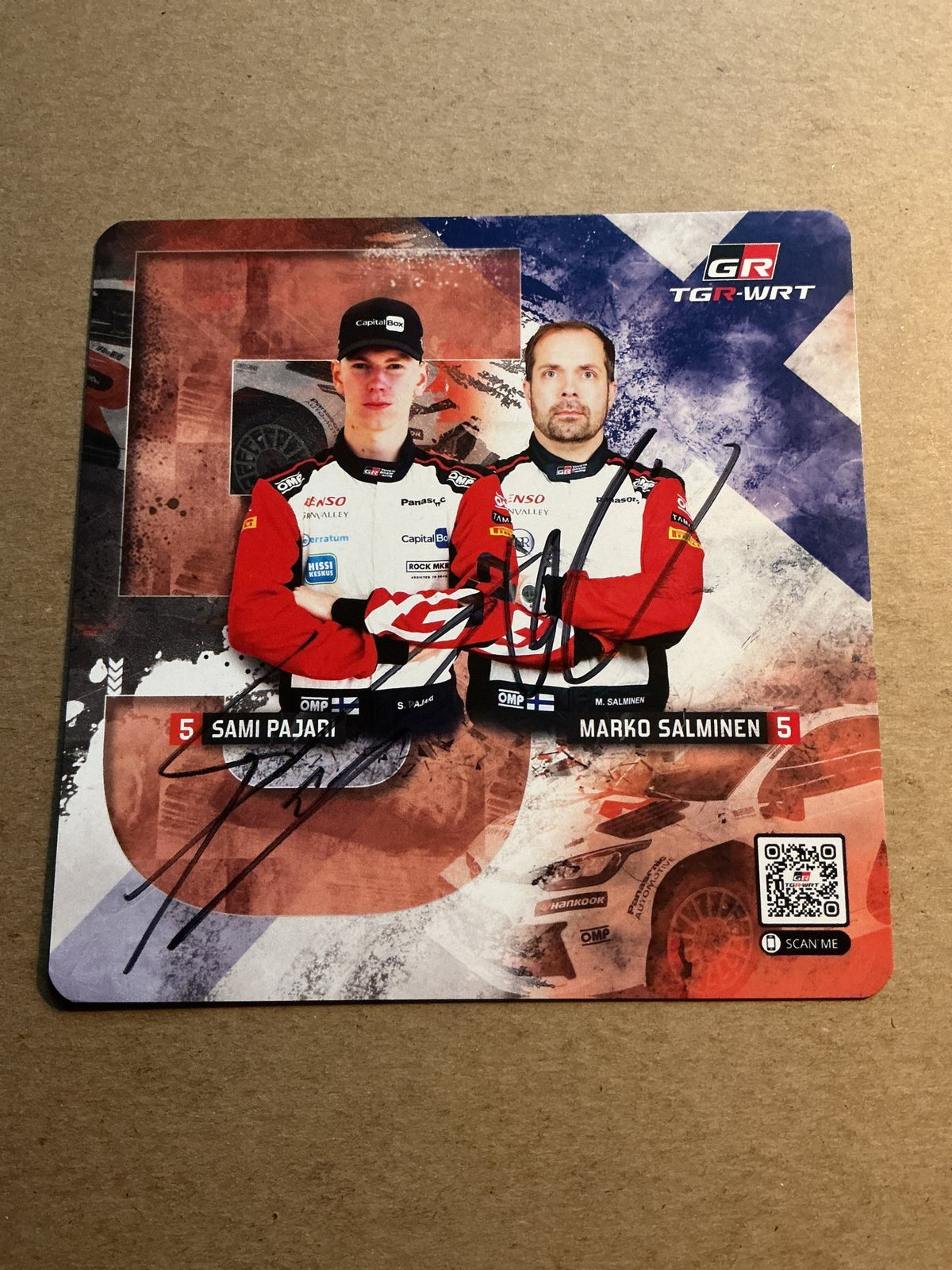 Sami Pajari, Finland 🇫🇮 World Rally Championship Sports 2025 hand signed - Autographs-World