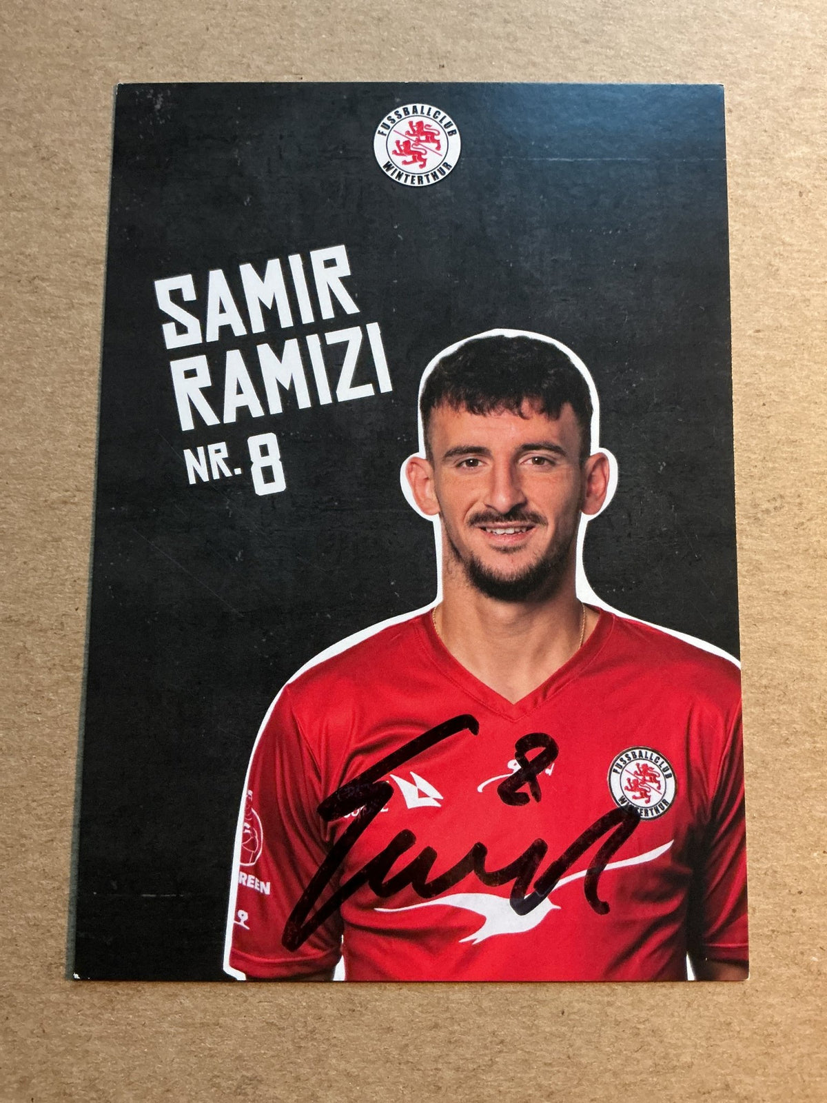 Samir Ramizi, Serbia 🇷🇸 FC Winterthur 2022/23 hand signed - Autographs-World