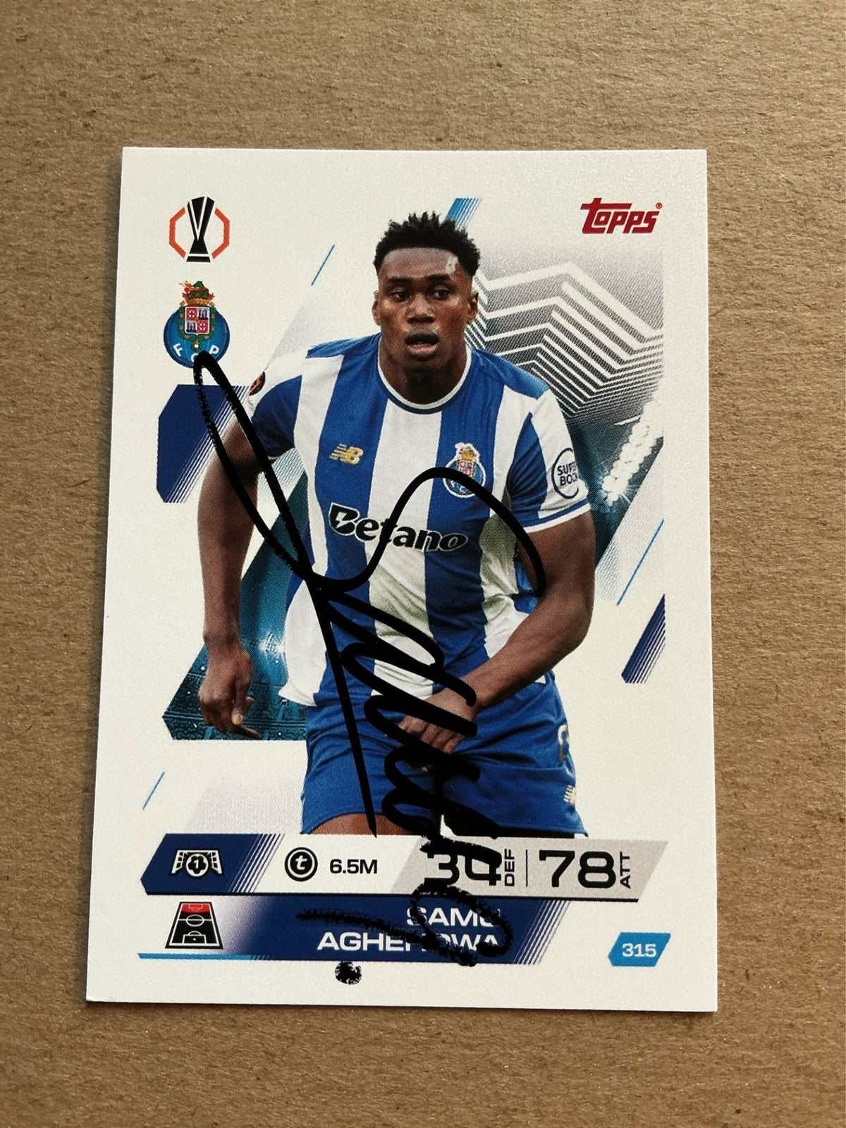 Samu Aghehowa, Spain 🇪🇸 FC Porto 2025/26 hand signed - Autographs-World