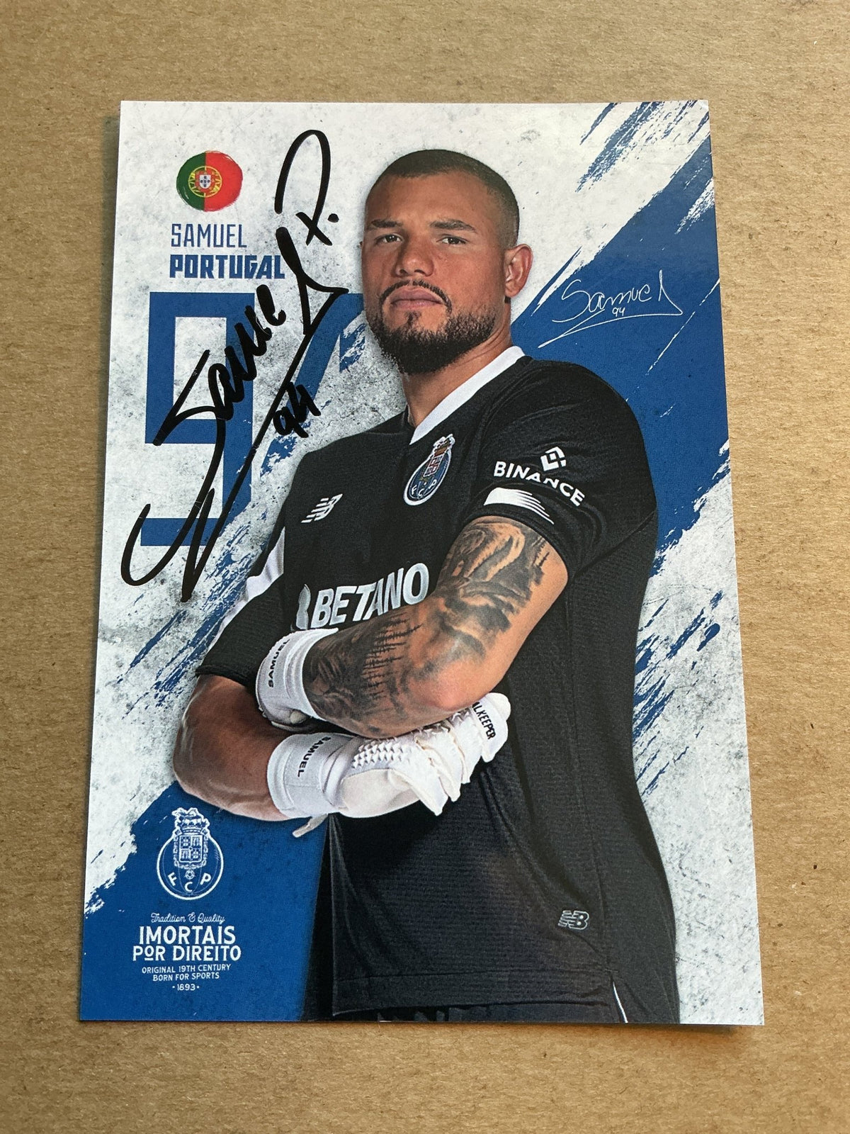 Samuel Portugal, Portugal 🇵🇹 FC Porto 2023/24 hand signed - Autographs-World