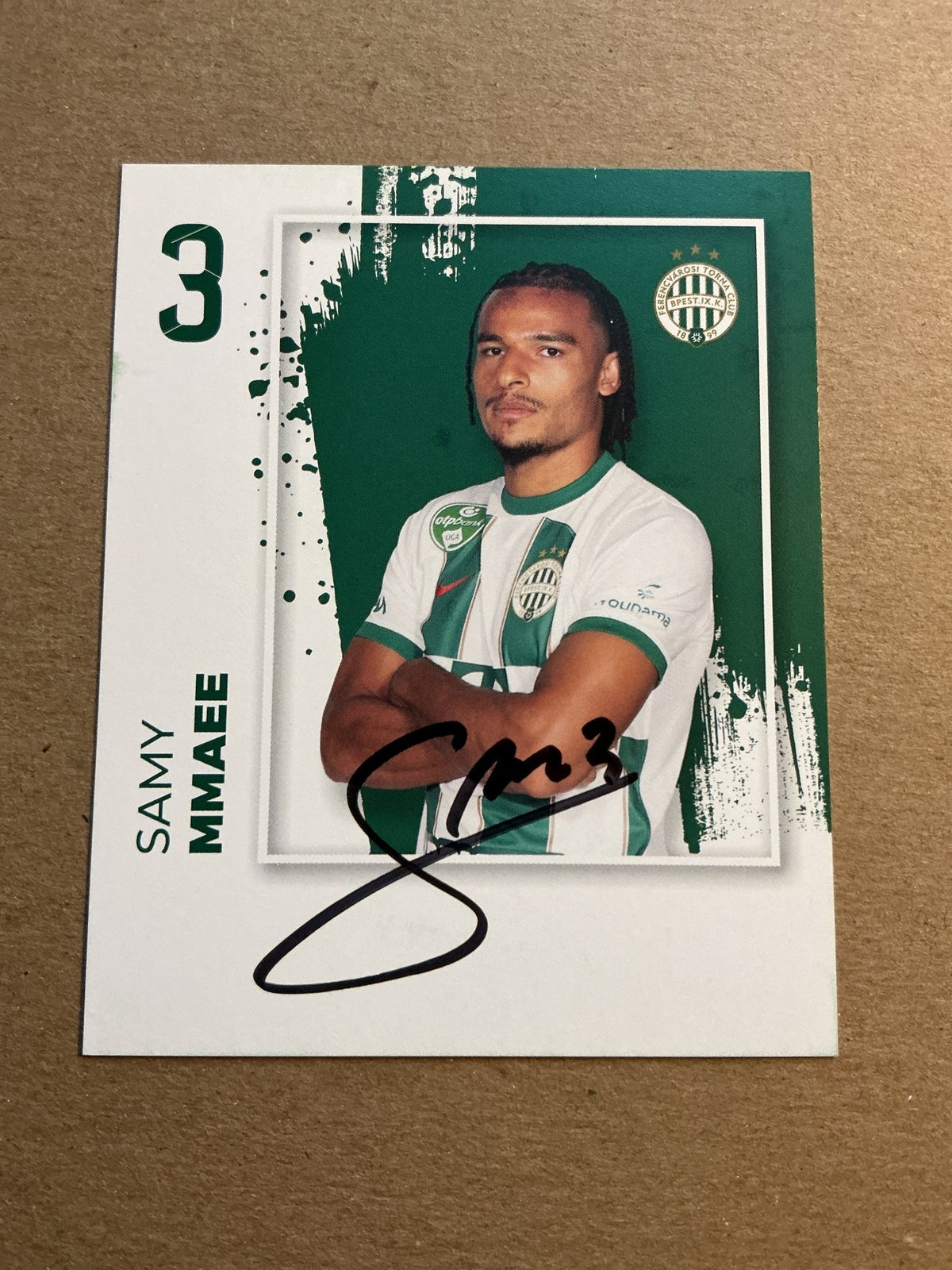 Samy Mmaee, Morocco 🇲🇦 Ferencváros TC 2023/24 hand signed - Autographs-World