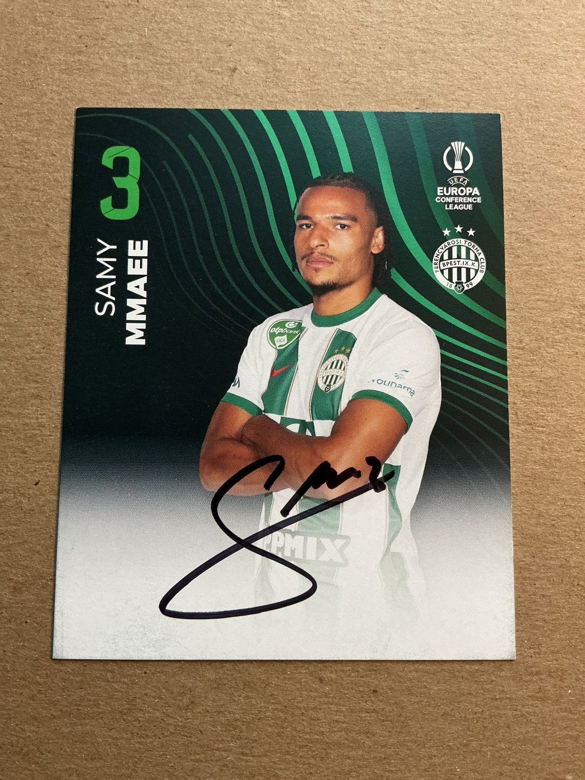 Samy Mmaee, Morocco 🇲🇦 Ferencváros TC 2023/24 hand signed - Autographs-World