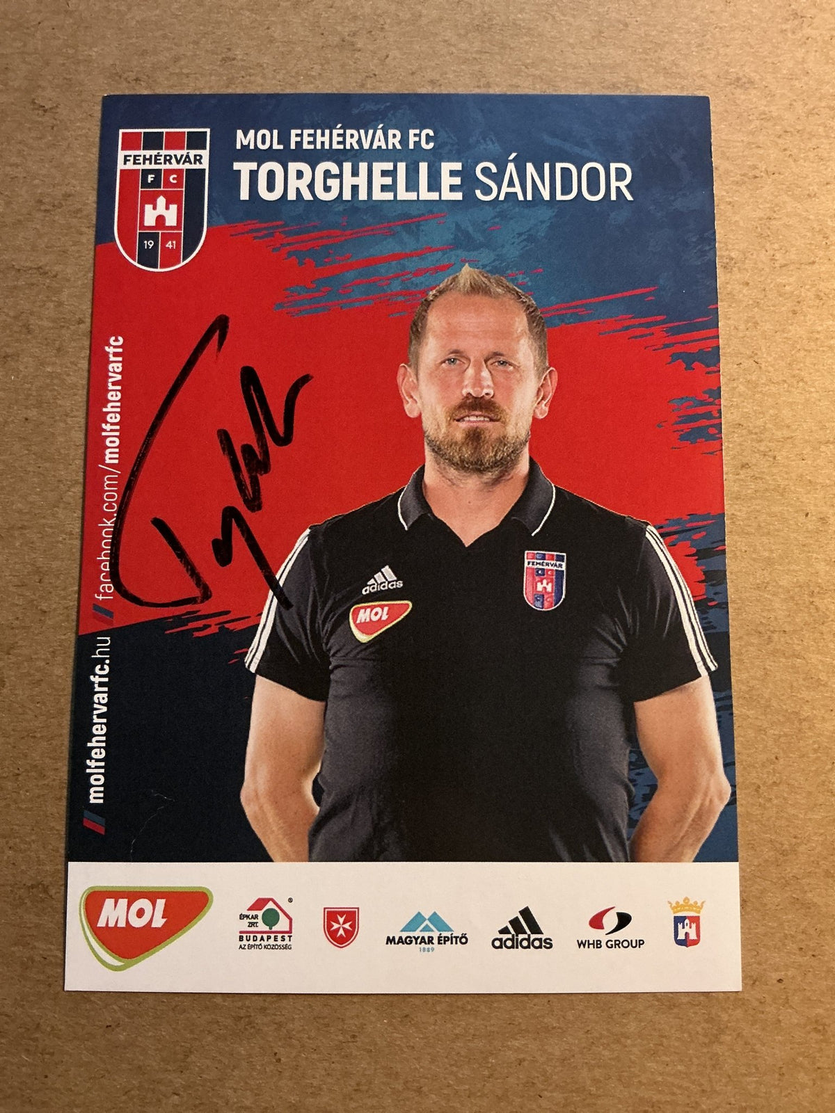 Sándor Torghelle, Hungary 🇭🇺 Fehérvár FC 2021/22 hand signed - Autographs-World