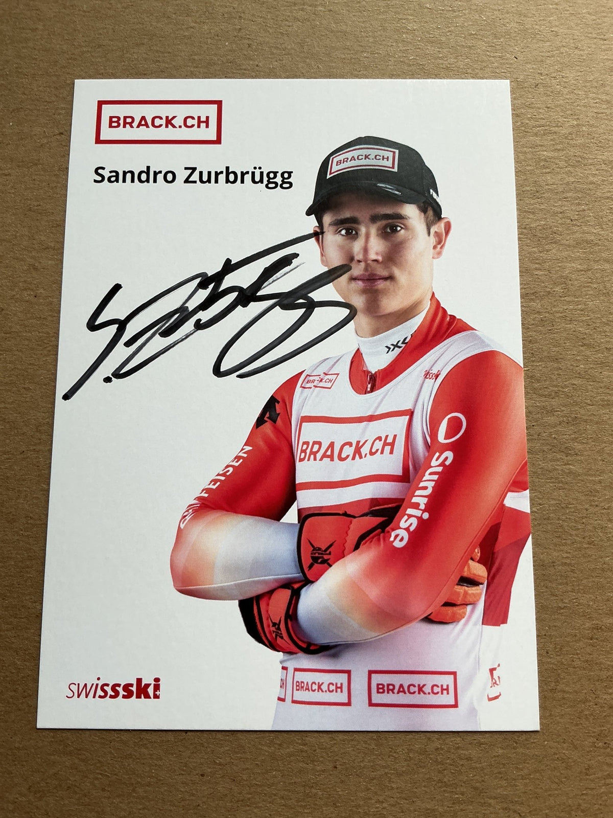 Sandro Zurbrügg, Switzerland 🇨🇭Alpine Winter 2022/23 hand signed - Autographs-World