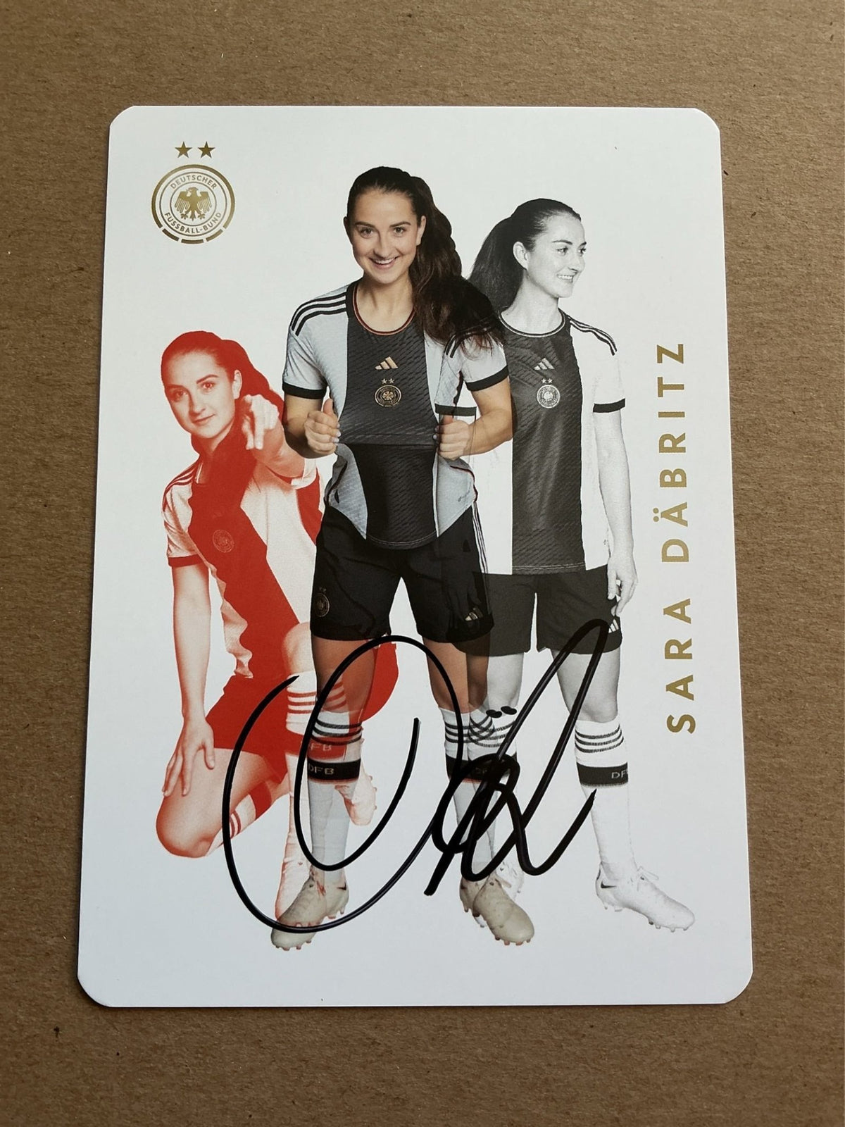Sara Däbritz, Germany 🇩🇪 FIFA World Cup 2023 hand signed - Autographs-World