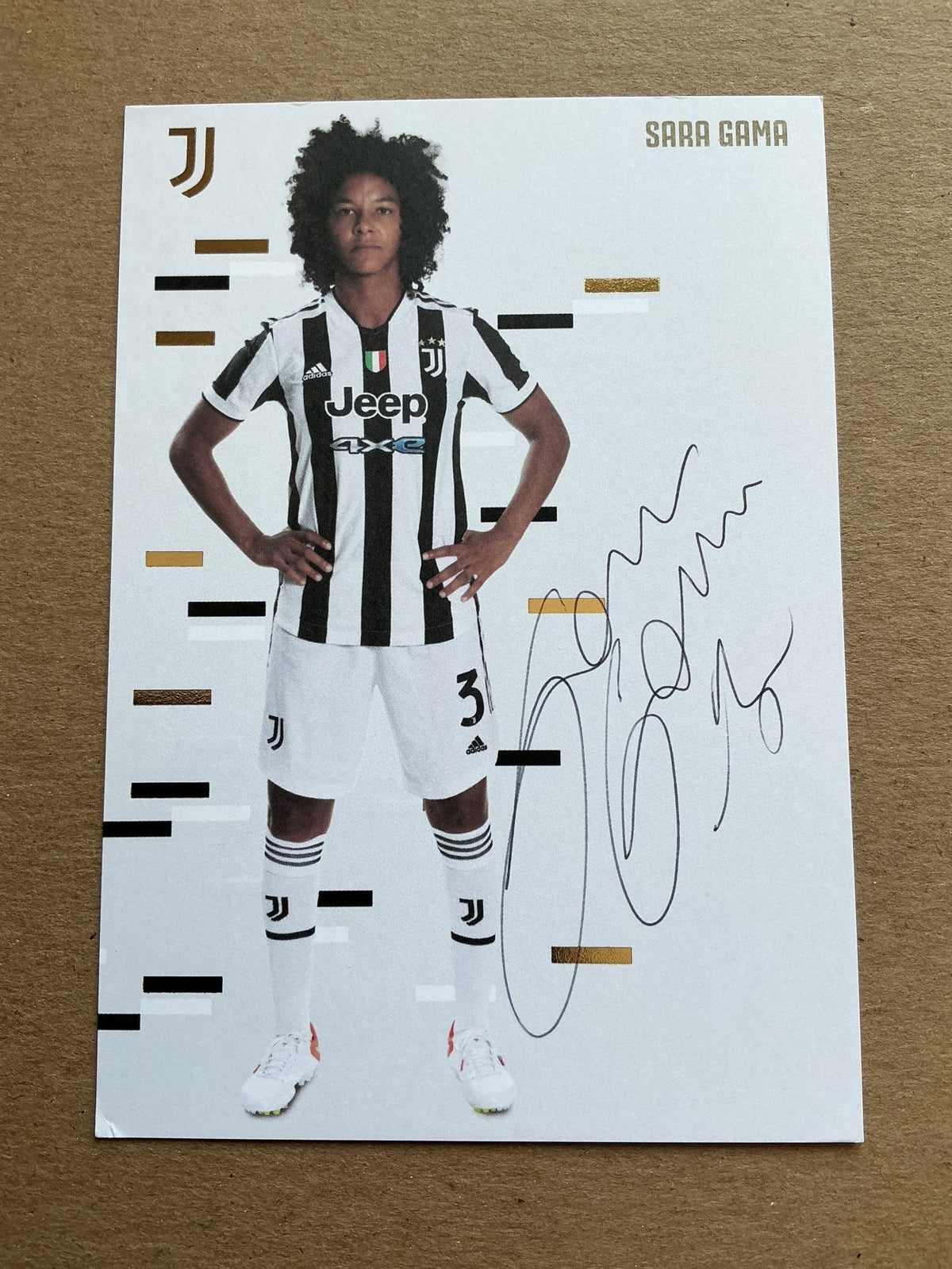 Sara Gama, Italy 🇮🇹 Juventus FC 2021/22 hand signed - Autographs-World