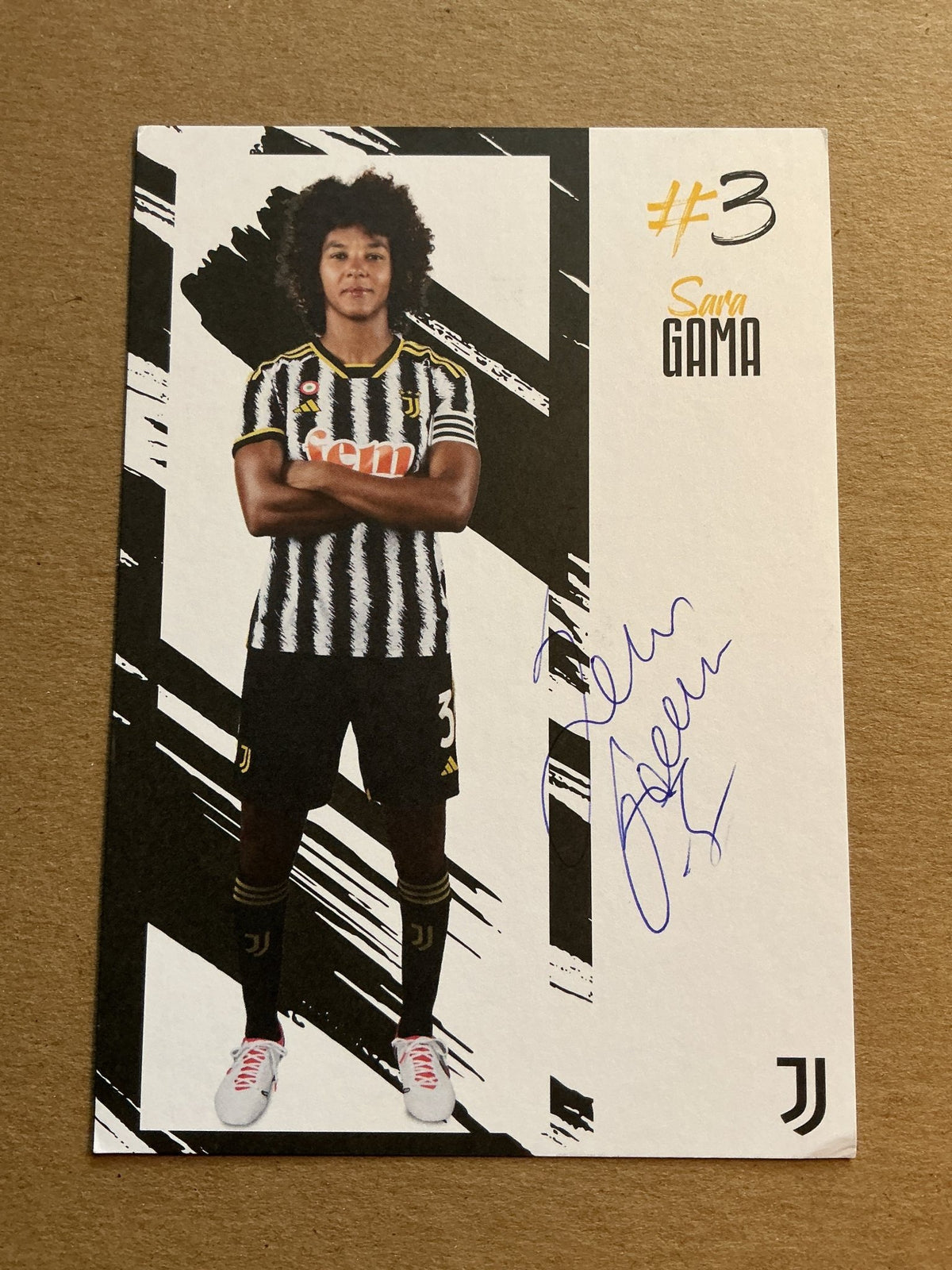 Sara Gama, Italy 🇮🇹 Juventus FC 2023/24 hand signed - Autographs-World