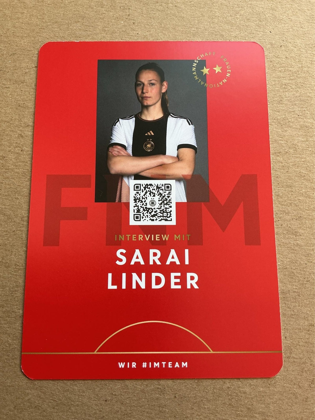 Sarai Linder, Germany 🇩🇪 FIFA World Cup 2023 hand signed - Autographs-World