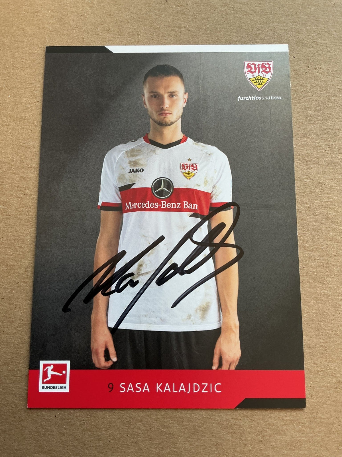 Sasa Kalajdzic, Austria 🇦🇹 VfB Stuttgart 2021/22 hand signed - Autographs-World