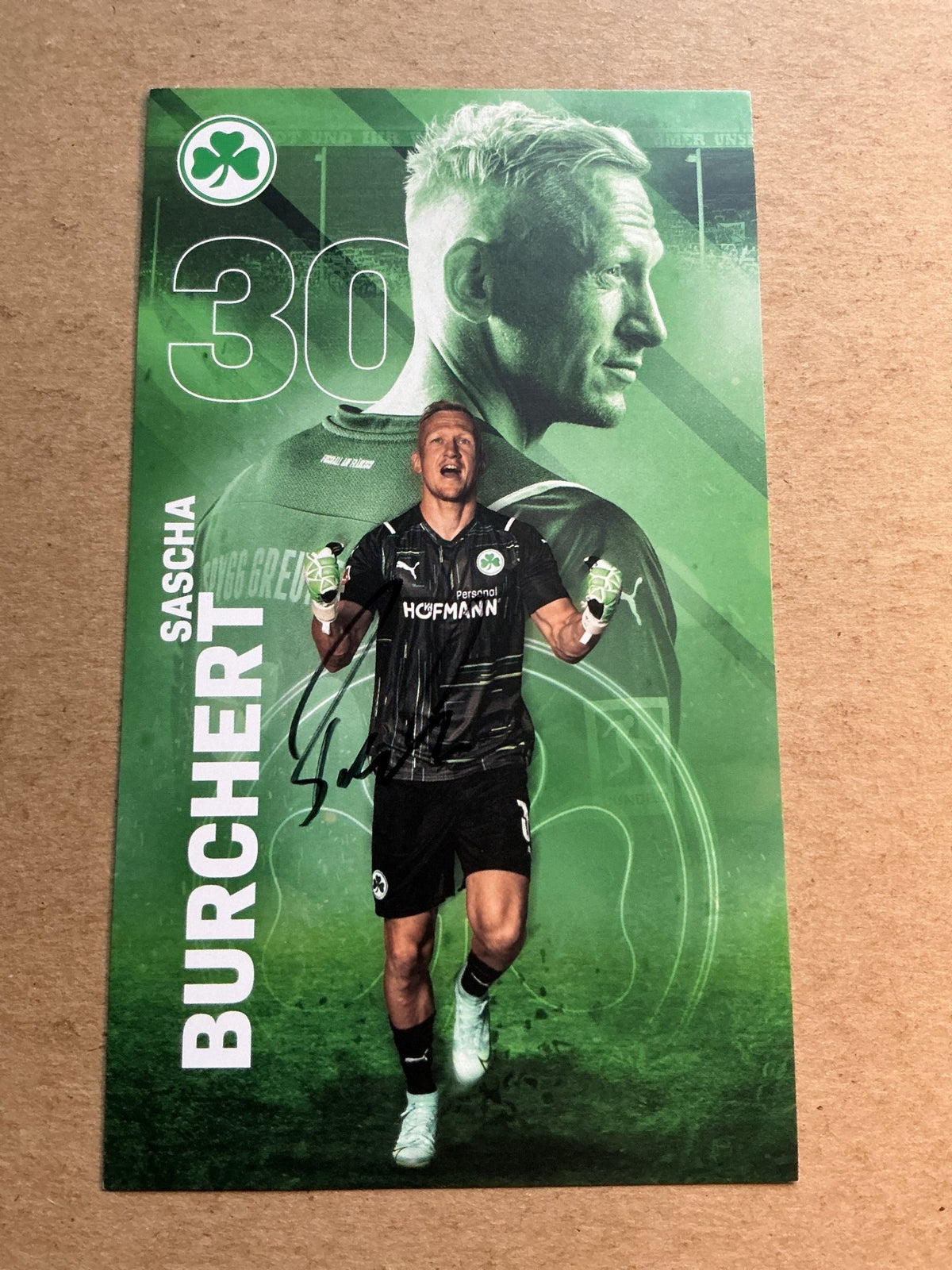 Sascha Burchert, Germany 🇩🇪 SpVgg Greuther Fürth 2021/22 hand signed - Autographs-World