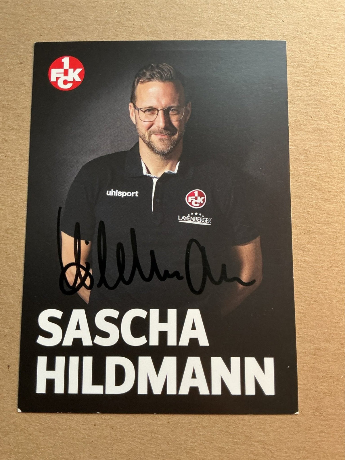 Sascha Hildmann, Germany 🇩🇪 1.FC Kaiserslautern 2018/19 hand signed - Autographs-World