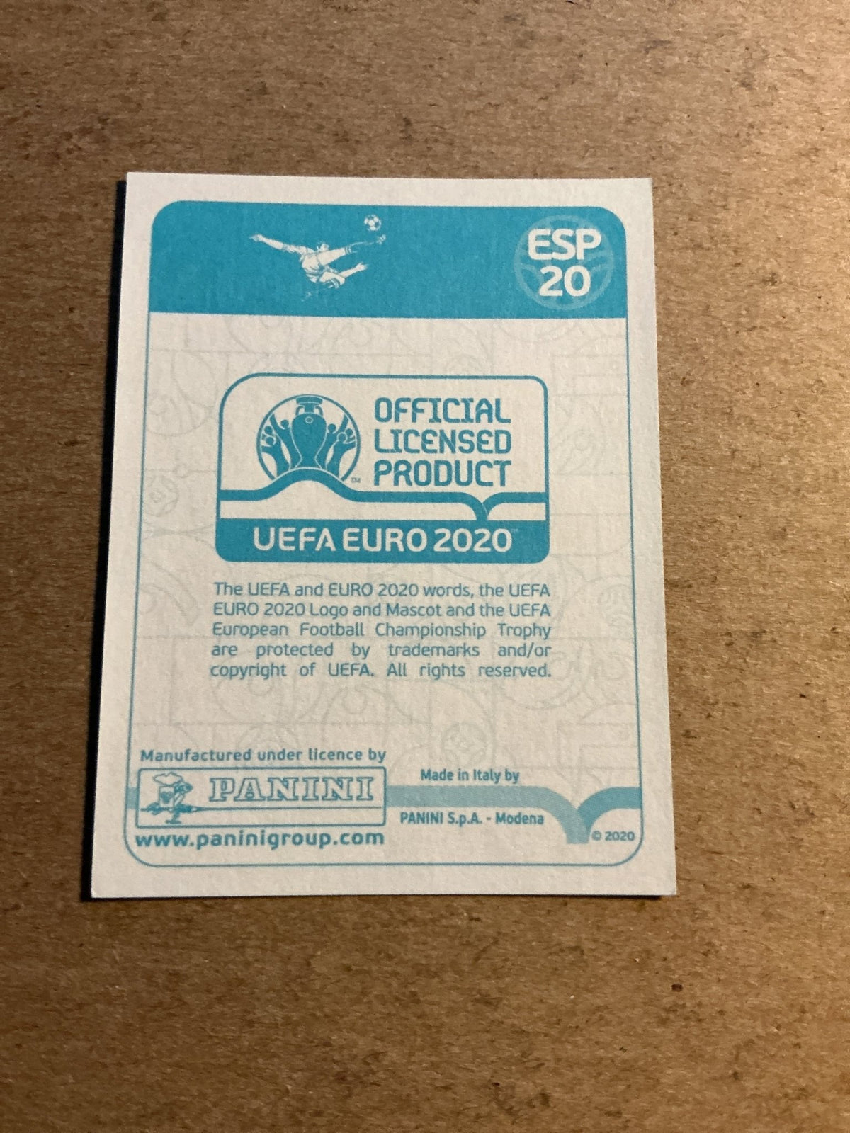 Saul, Spain 🇪🇸 UEFA Euro 2020 Panini hand signed - Autographs-World