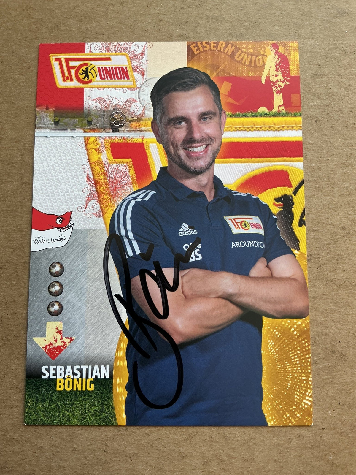 Sebastian Bönig, Germany 🇩🇪 1.FC Union Berlin 2020/21 hand signed - Autographs-World