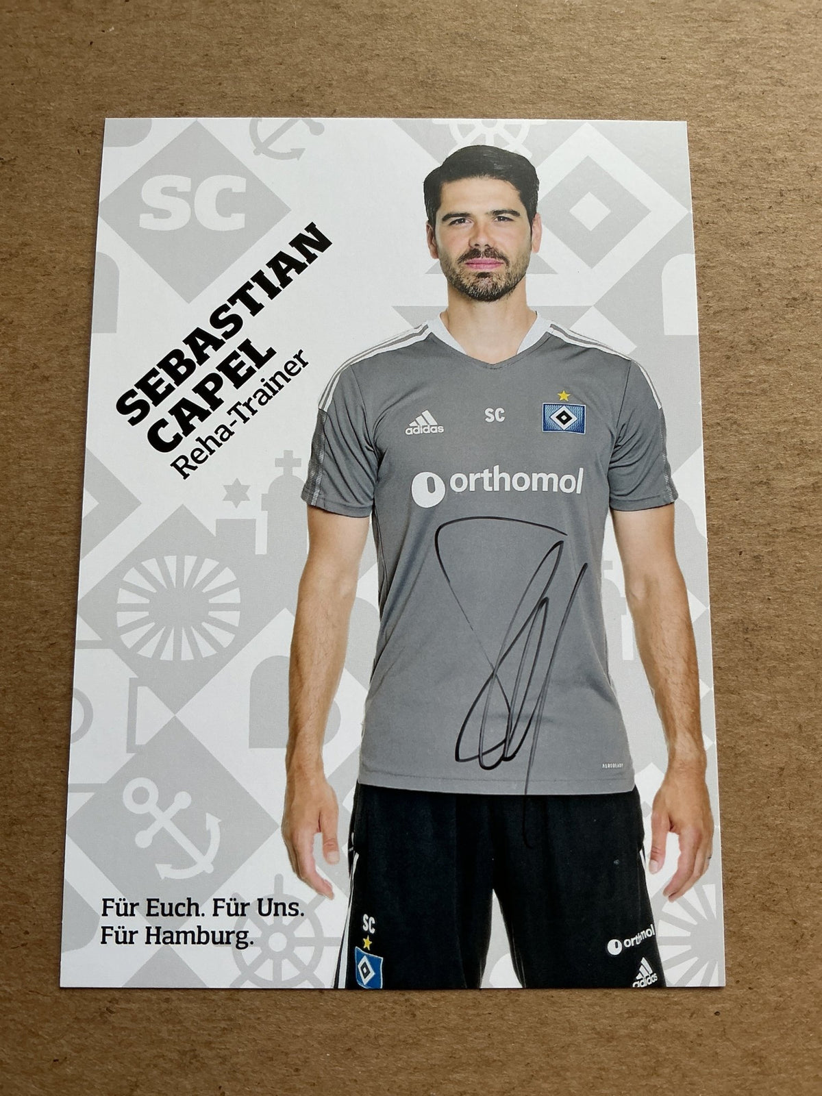 Sebastian Capel, Germany 🇩🇪 Hamburger SV 2021/22 hand signed - Autographs-World