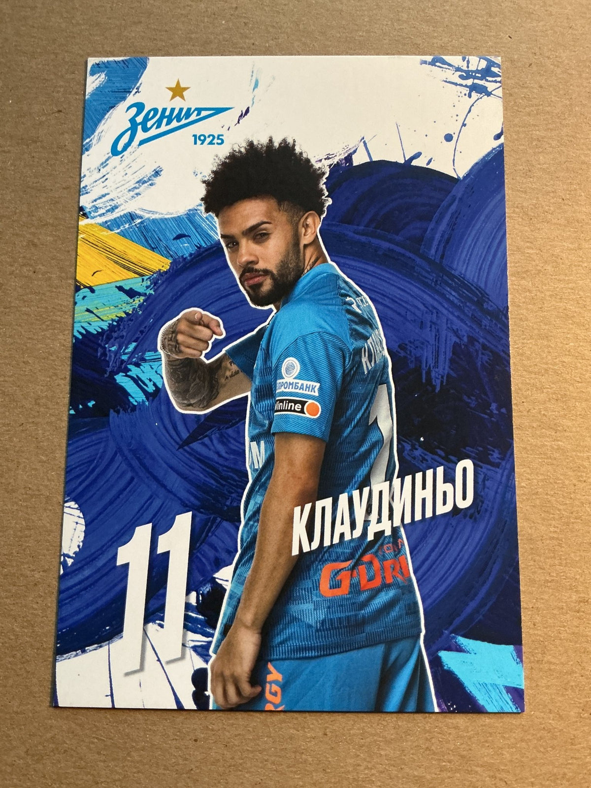 Sebastian Driussi, Argentina 🇦🇷 Zenit Saint-Petersburg 2021/22 unsigned - Autographs-World