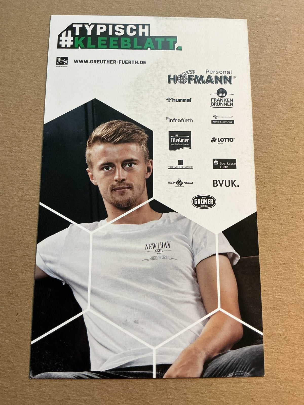 Sebastian Ernst, Germany 🇩🇪 SpVgg Greuther Fürth 2019/20 hand signed - Autographs-World