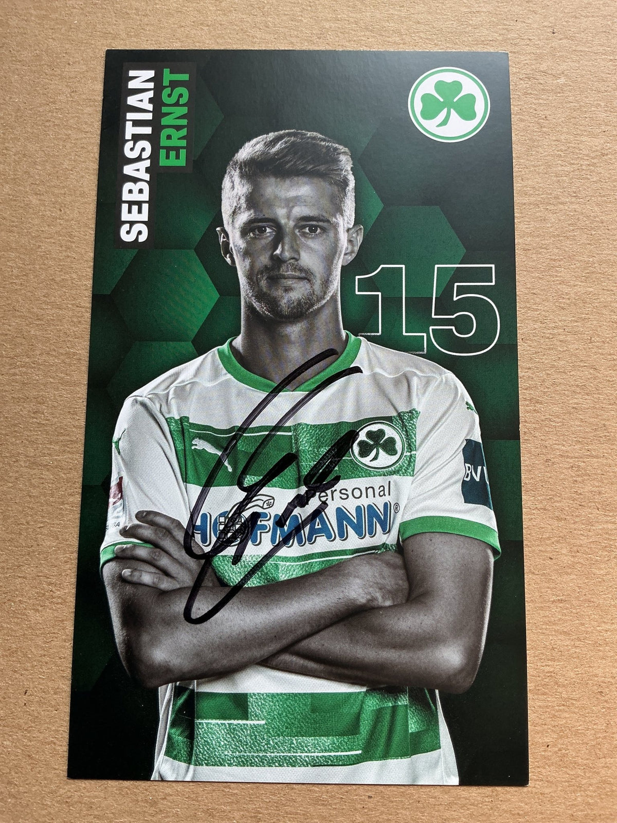 Sebastian Ernst, Germany 🇩🇪 SpVgg Greuther Fürth 2020/21 hand signed - Autographs-World
