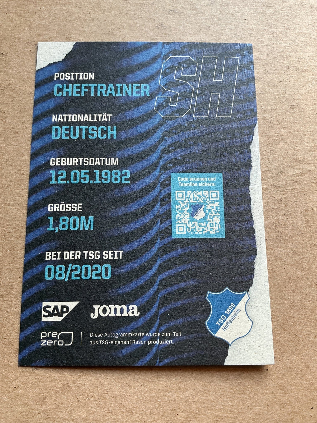 Sebastian Hoeneß, Germany 🇩🇪 TSG 1899 Hoffenheim 2021/22 hand signed - Autographs-World